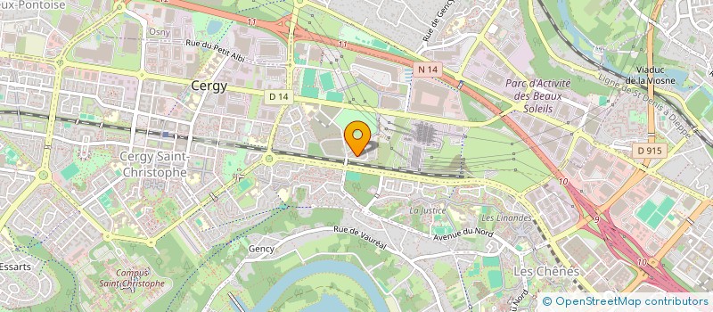 localisation de l'entreprise LMNP CERGY  CERGY