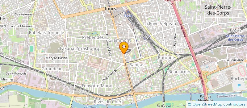 localisation de l'entreprise LMNP CHAMBELLAND  TOURS