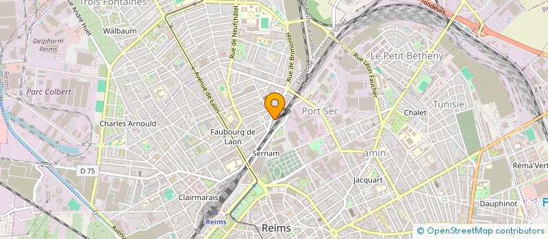 localisation de l'entreprise LMNP CHARBIT EMMANUEL & JOLLANT MARIE-CHARLOTTE  REIMS