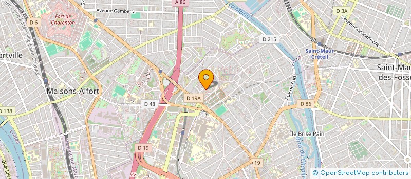 localisation de l'entreprise LMNP CHAU CRIQUET  CRETEIL