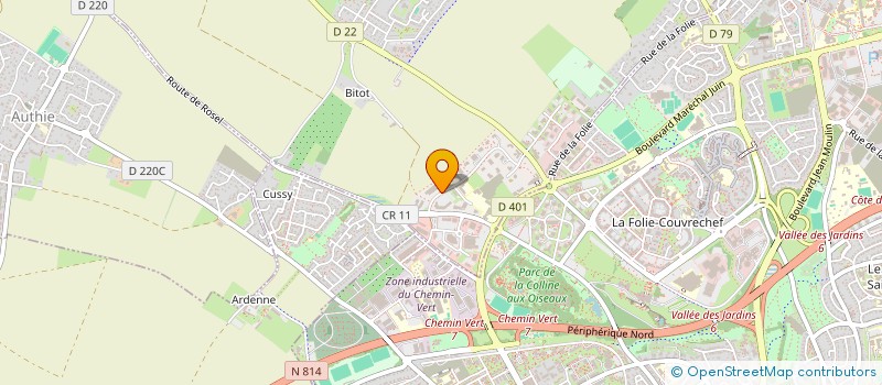 localisation de l'entreprise LMNP CHAUVEL  SAINT-CONTEST