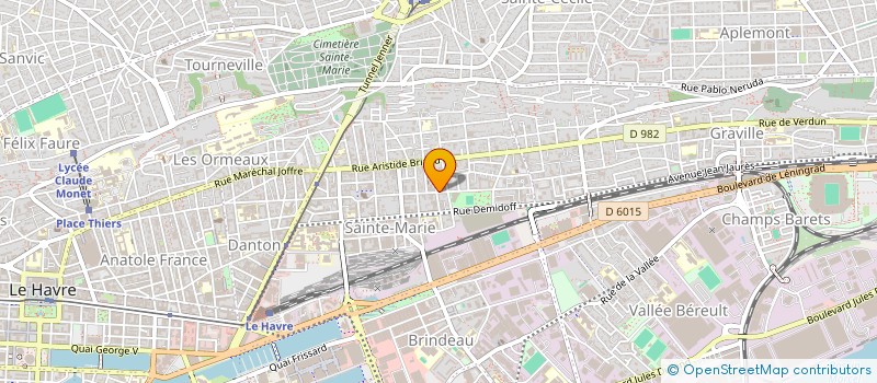 localisation de l'entreprise LMNP CHEVALIER SLABY  LE HAVRE