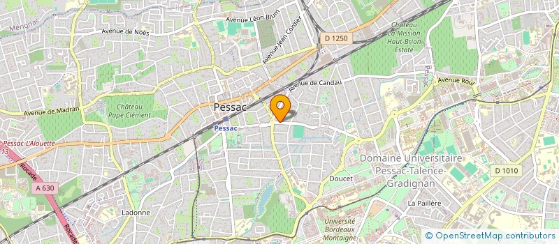 localisation de l'entreprise LMNP CHIRON à PESSAC