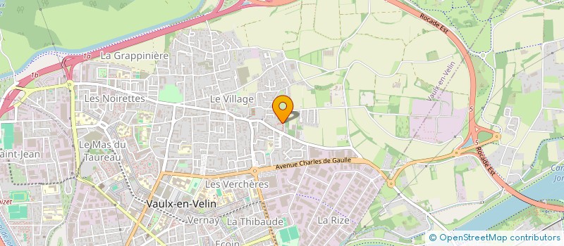 localisation de l'entreprise LMNP CHOUCHIA  VAULX-EN-VELIN