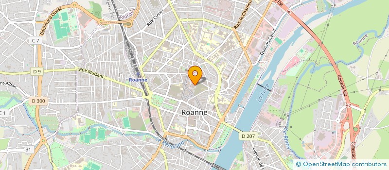 localisation de l'entreprise LMNP CHOULY  ROANNE