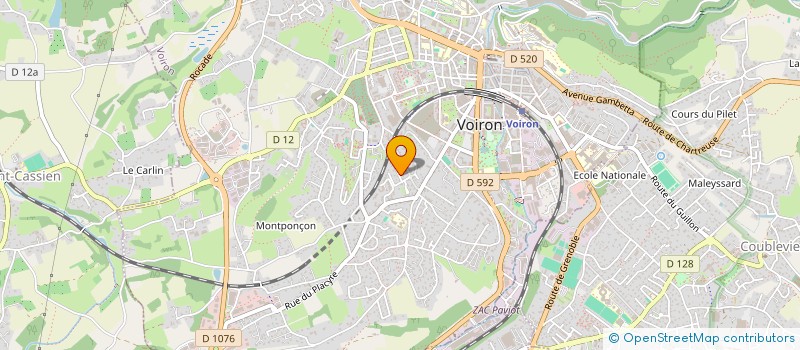 localisation de l'entreprise LMNP CHOUQUET/LIMANTON  VOIRON