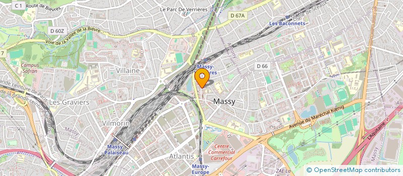 localisation de l'entreprise LMNP CINDY à MASSY