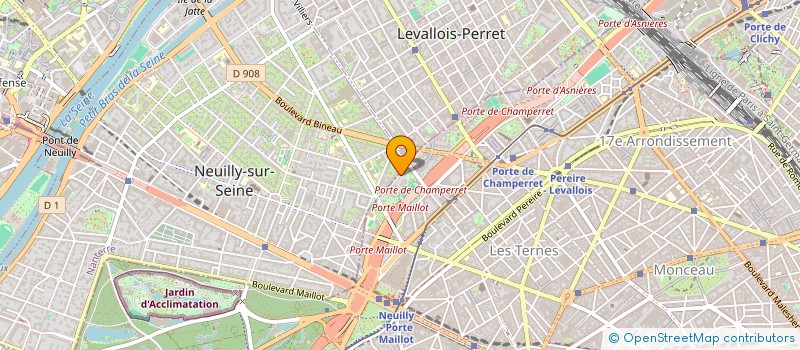 localisation de l'entreprise LMNP CINO 16 à NEUILLY-SUR-SEINE