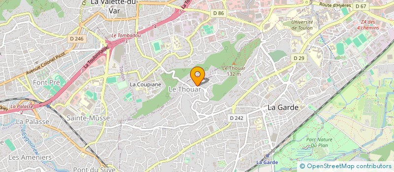 localisation de l'entreprise LMNP CIVRAC DE FABIAN  LA GARDE