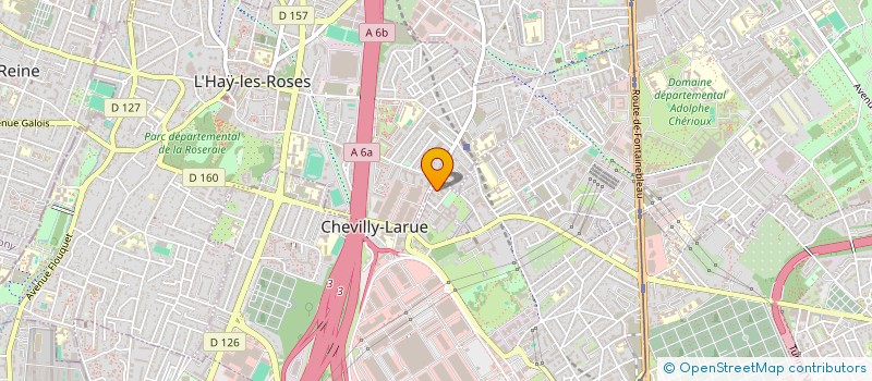 localisation de l'entreprise LMNP CLOS SAINT MICHEL  CHEVILLY-LARUE