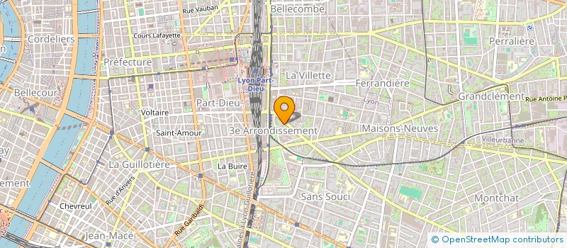 localisation de l'entreprise LMNP CLUZEL-CLOT  LYON