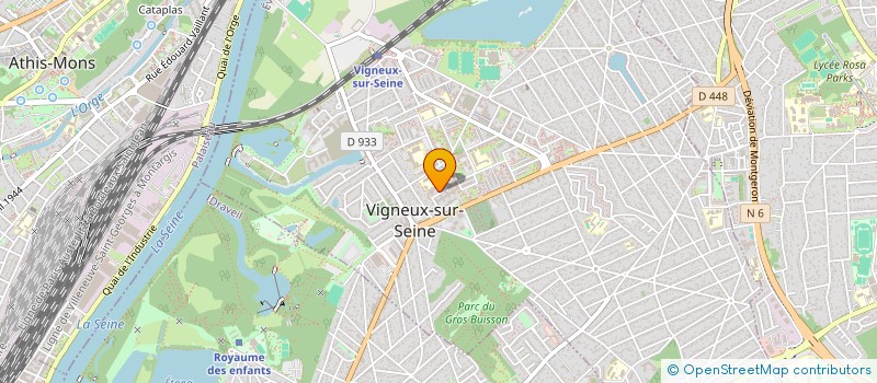 localisation de l'entreprise LMNP COLETTE  VIGNEUX-SUR-SEINE