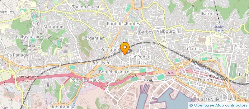 localisation de l'entreprise LMNP COLOMB BECHAR  TOULON