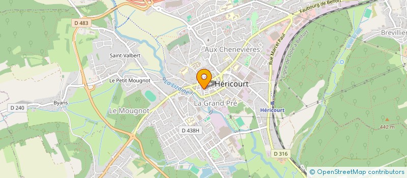 localisation de l'entreprise LMNP CONSORTS GSELL-BAESA  HERICOURT