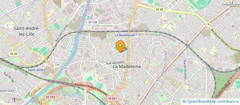 localisation de l'entreprise LMNP CONSTANT à LA MADELEINE