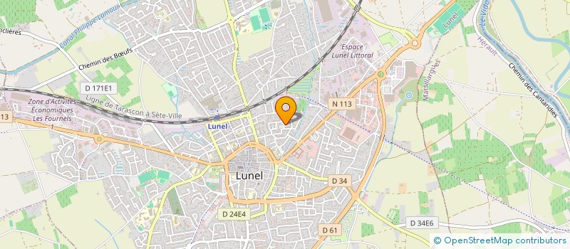 localisation de l'entreprise LMNP CORBIERE LUGAGNE DELPON  SAINT-JUST