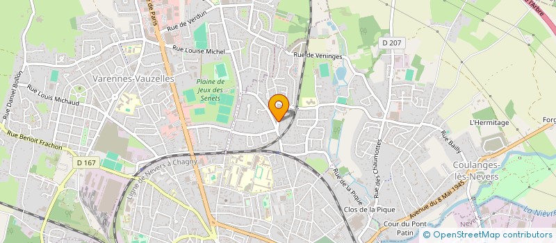 localisation de l'entreprise LMNP COULANGES  COULANGES-LES-NEVERS