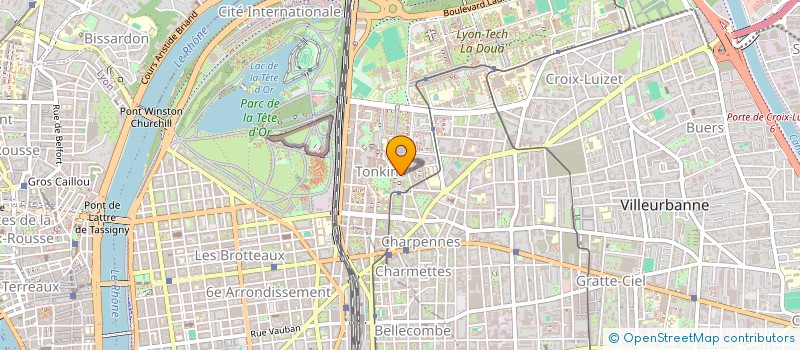 localisation de l'entreprise LMNP COUPERIN  VILLEURBANNE