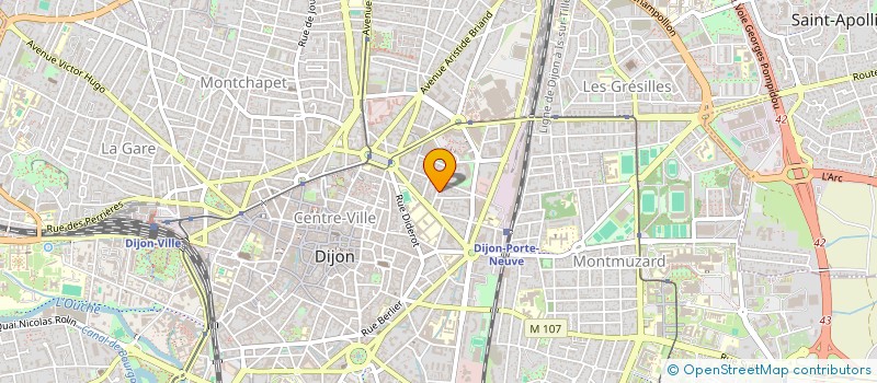 localisation de l'entreprise LMNP COURTOT JEAN MARIE ET ANNE SOPHIE à DIJON