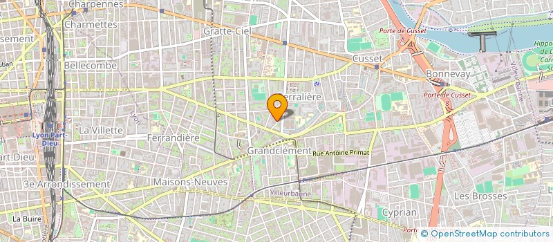 localisation de l'entreprise LMNP COVES BROTEL  VILLEURBANNE