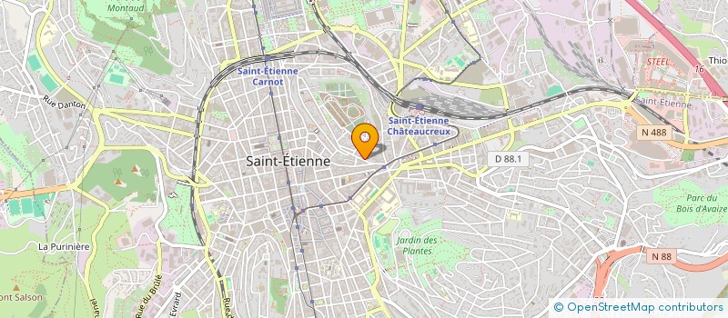 localisation de l'entreprise LMNP CREMAUX DEMONTANT  SAINT-ETIENNE