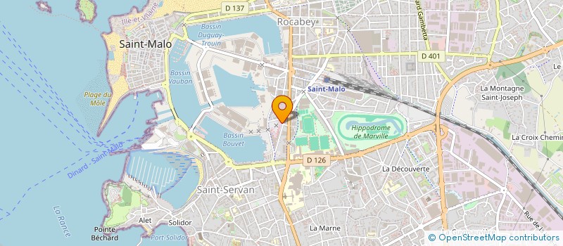 localisation de l'entreprise LMNP CRETTAZ  SAINT-MALO