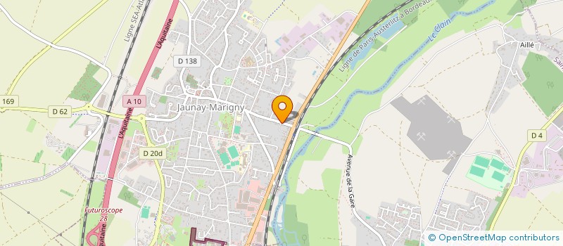 localisation de l'entreprise LMNP CROC & DURAND  JAUNAY-MARIGNY