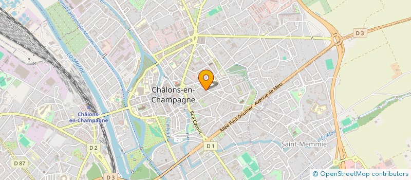 localisation de l'entreprise LMNP CRUCHET  CHALONS-EN-CHAMPAGNE