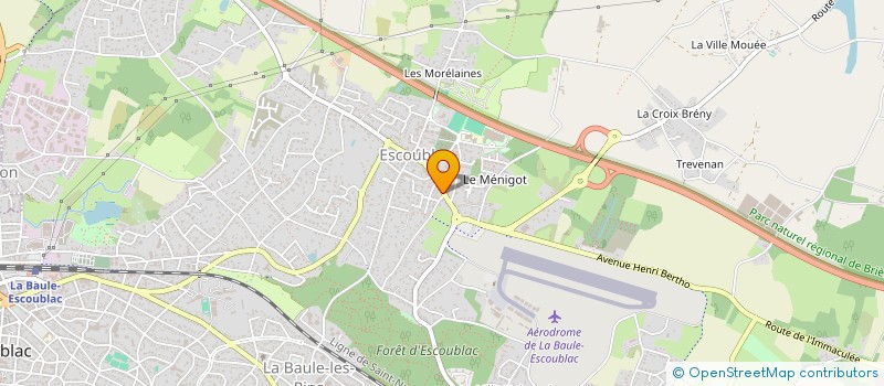 localisation de l'entreprise LMNP CTS NEDELEC à LA BAULE-ESCOUBLAC