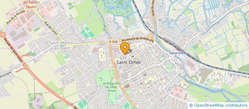 localisation de l'entreprise LMNP CUVELIER RESIDENCE SUGER  SAINT-OMER