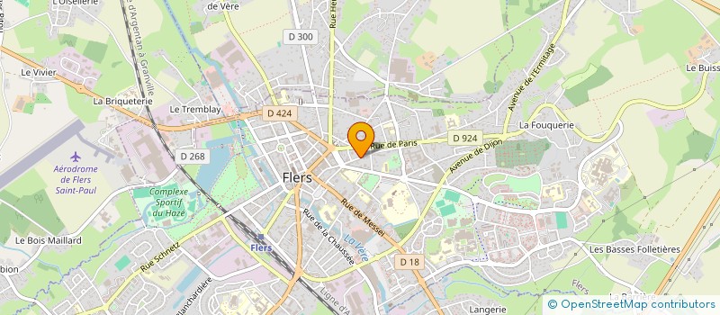 localisation de l'entreprise LMNP DA2M à FLERS