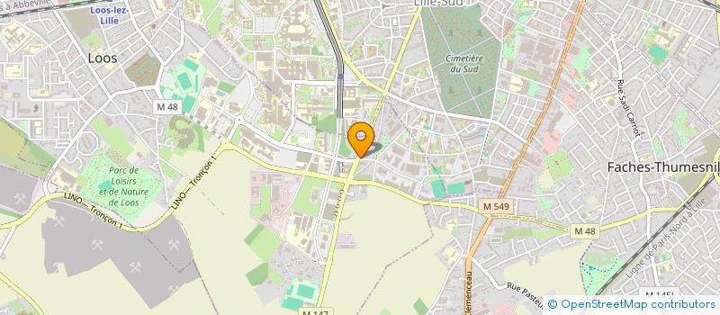 localisation de l'entreprise LMNP DACHICOURT  LOOS