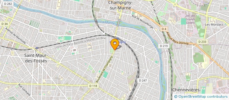 localisation de l'entreprise LMNP DE BROUWER POUR LES JARDINS DE LA CONVENTION  SAINT-MAUR-DES-FOSSES