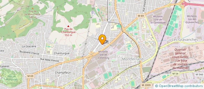 localisation de l'entreprise LMNP DE CHEFDEBIEN  CLERMONT-FERRAND