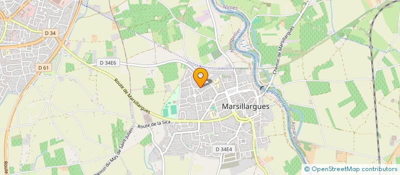 localisation de l'entreprise LMNP DE HARO - GRIMAL  MARSILLARGUES