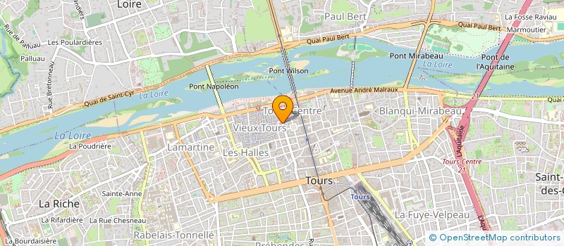 localisation de l'entreprise LMNP DE PUYBAUDET  TOURS