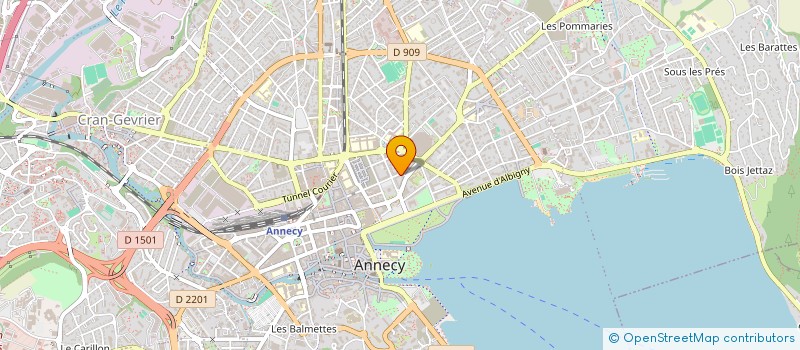 localisation de l'entreprise LMNP DEBRULLE ET PADILLA à ANNECY