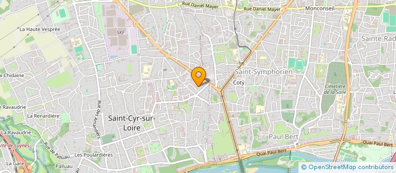 localisation de l'entreprise LMNP DELAFORGE RYABINOVA  SAINT-CYR-SUR-LOIRE