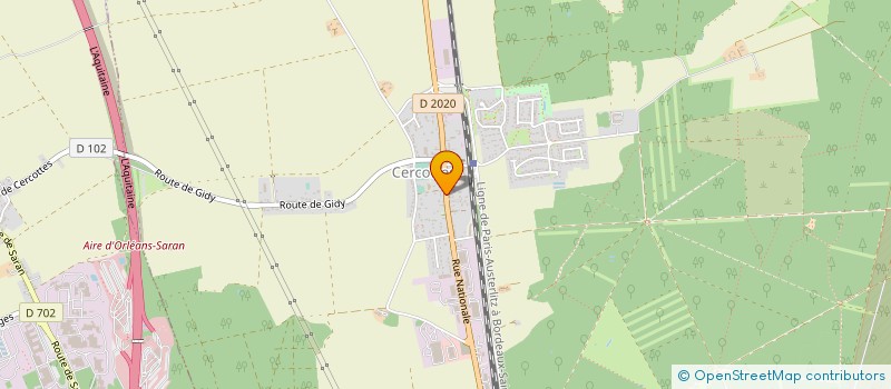 localisation de l'entreprise LMNP DELBOURG  CERCOTTES