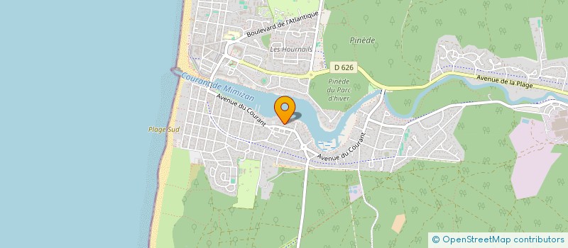 localisation de l'entreprise LMNP DESCAT  MIMIZAN