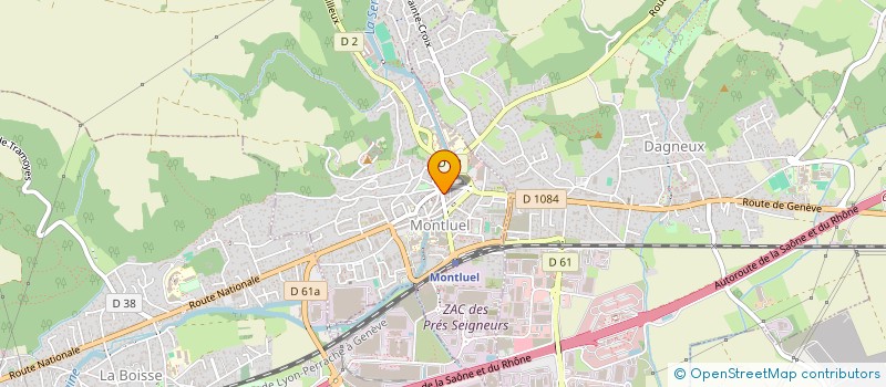 localisation de l'entreprise LMNP DESCOLLONGES  MONTLUEL