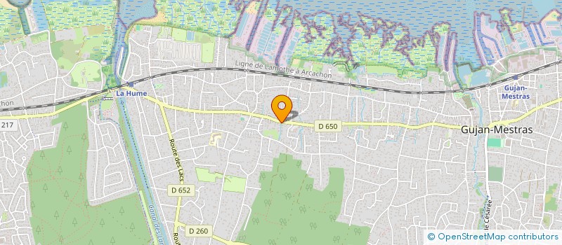 localisation de l'entreprise LMNP DESIR ARMELLE & FARAJI RACHID à GUJAN-MESTRAS