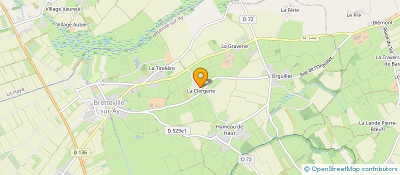 localisation de l'entreprise LMNP DEY INDIVISION  BRETTEVILLE-SUR-AY