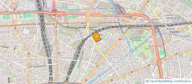 localisation de l'entreprise LMNP DIALLO  PARIS