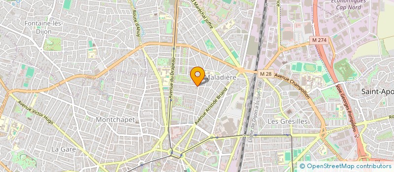 localisation de l'entreprise LMNP DIJON  DIJON