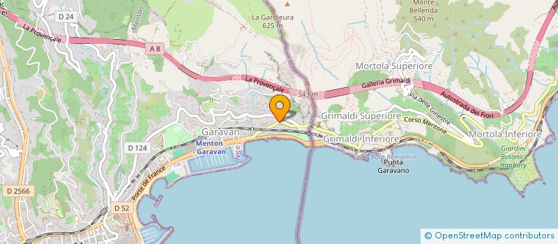 localisation de l'entreprise LMNP DOBETZKY  MENTON