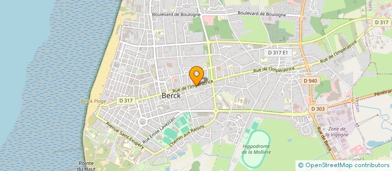 localisation de l'entreprise LMNP DORE BEERNAERT à BERCK
