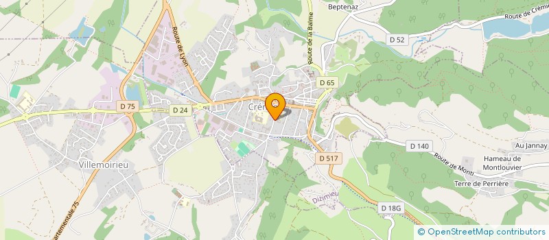 localisation de l'entreprise LMNP DOUCHEMENT  CREMIEU