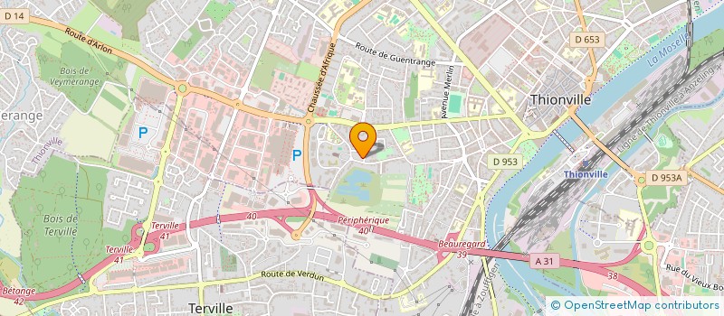 localisation de l'entreprise LMNP DOUCHY à THIONVILLE