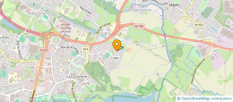 localisation de l'entreprise LMNP DU PETIT CHENE à VILLENEUVE-D'ASCQ